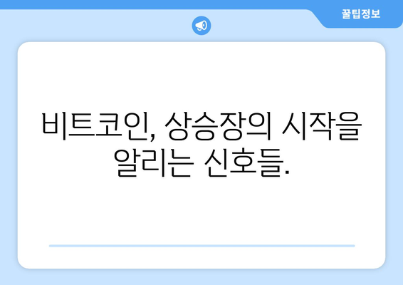 비트코인 가격 전망: 상승장의 시작?