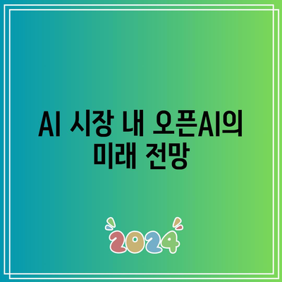 오픈AI 시장 점유율: 투자자를 위한 AI 산업 분석