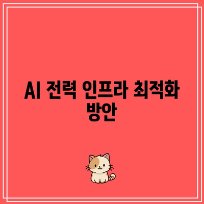 AI 전력 인프라 및 데이터 센터 투자 전략