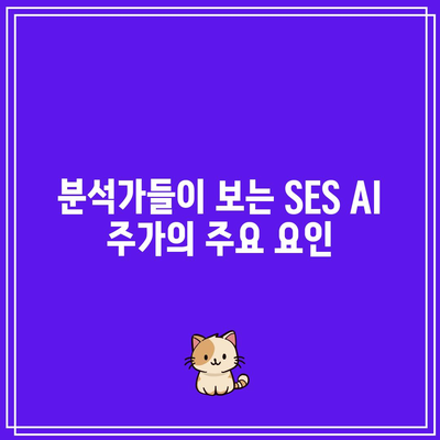 SES AI 주가 예측: 분석가들의 긍정적인 전망