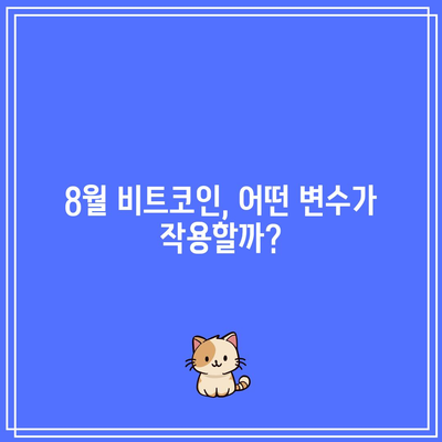 전문가가 예측하는 8월부터 비트코인 가치 상승